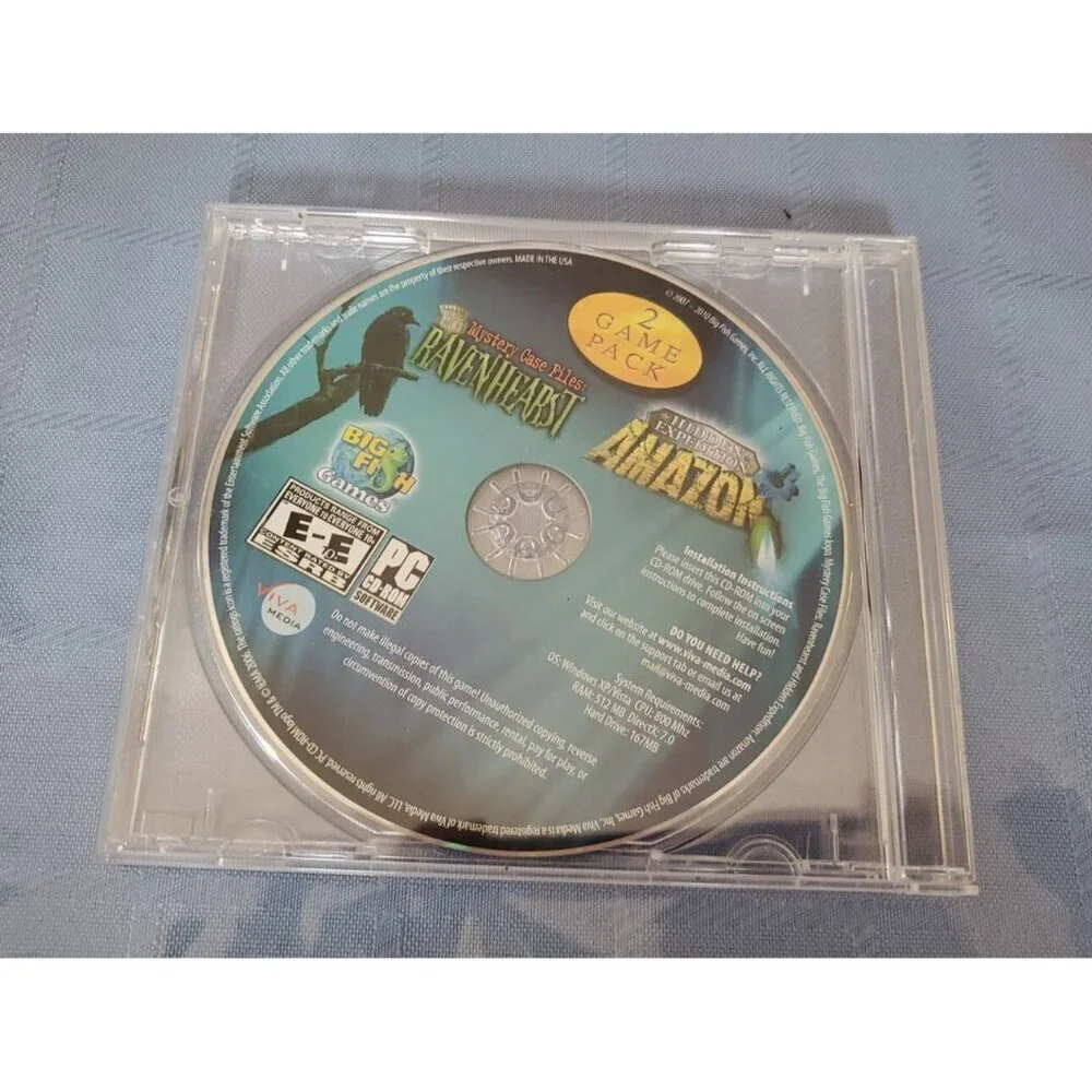 Raven Hearst Hidden Expedition Amazon 2 Game Pack PC The Best of Big Fish Games